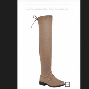 thigh high boots worn once inside